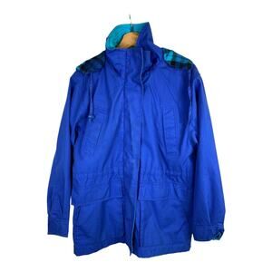 Vintage Pacific Trail Mens size Small Blue Plaid Jacket Hooded
